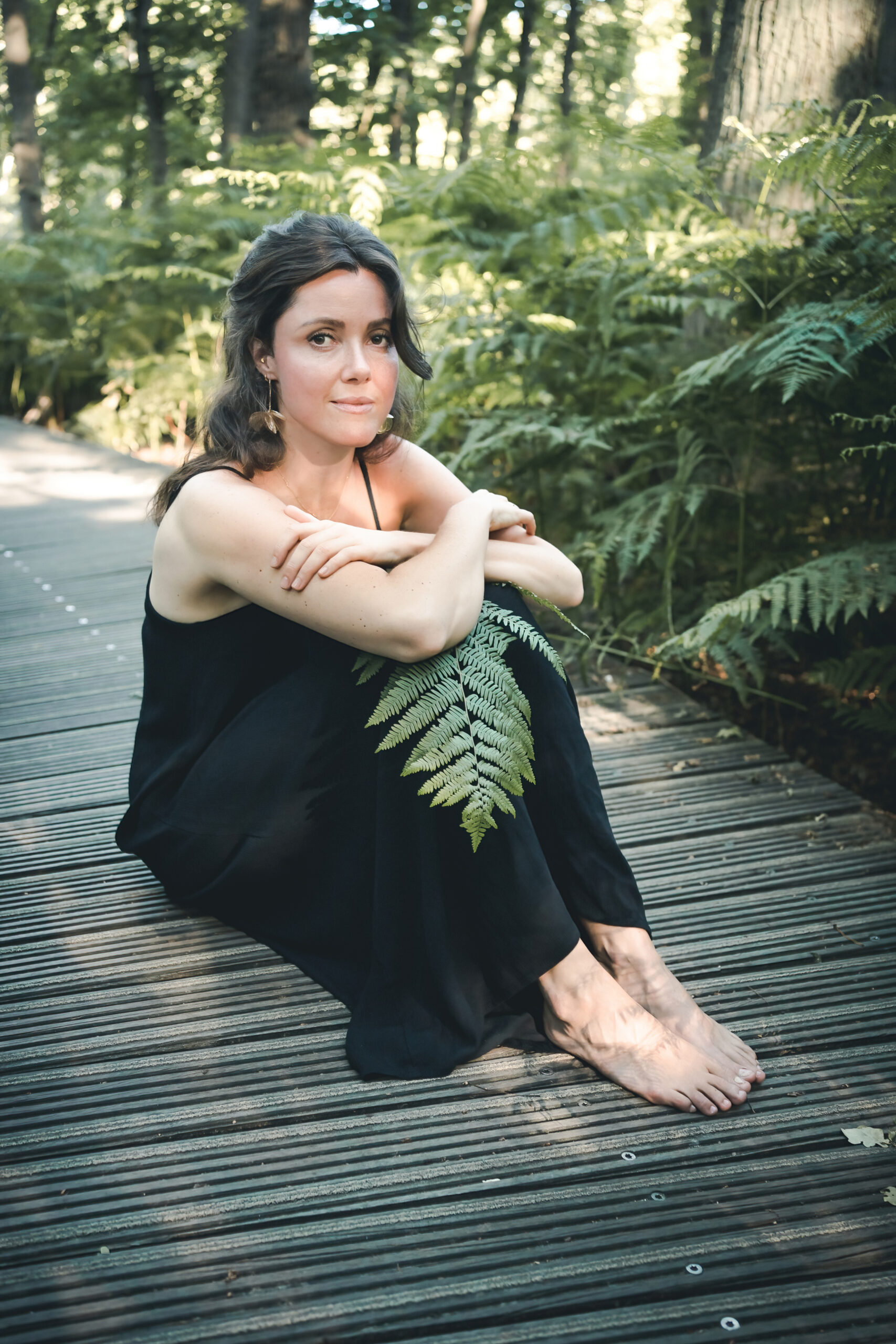 fotoshoot in het bos